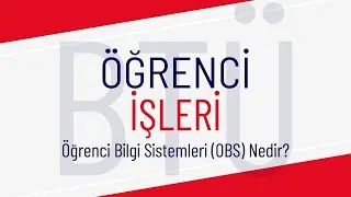 Öğrenci Bilgi Sistemleri (OBS) Nedir ?