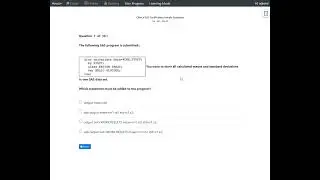 Proc univariate - Sample question for Clinical Trials Programming Using SAS 9 Exam