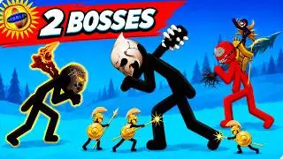 2 БОССА и Угарные битвы (Boss : The Kai Rider!) Stick war legacy update