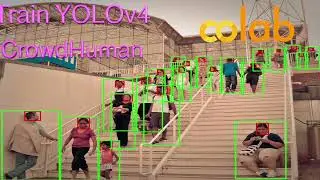 Train YOLOv4 CrowdHuman-416x416 Model on Google Colab
