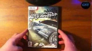 (NFS) Need For Speed Most Wanted 2005  Video Game Unboxing-Overview HD 720P
