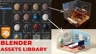 Blender Asset Library || Easy To Use & It's Free || Deepak Graphics Hindi