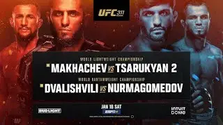 UFC 311 - Makhachev vs Tsarukyan 2 | Main Card Fights and Predictions