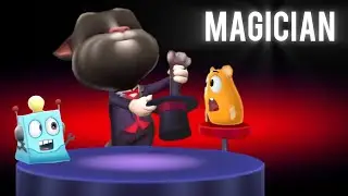 My Talking Tom 2 - MAGICIAN with SQUEAK