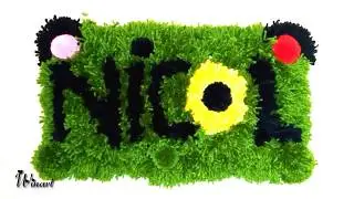 HOW TO MAKE A DOOR MAT // POM POM RUG //diy Name on mat