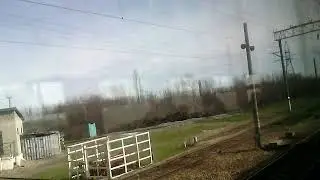 (ЭД9М) прибытие на станцию Афипская