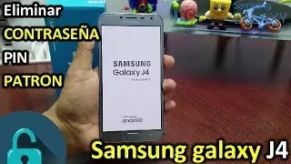 ⚠️ Samsung Galaxy J4 2018 ELIMINAR Contraseña,Patron o Pin 🔓