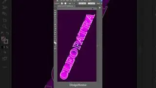 3D Blend Text Effect in Adobe Illustrator 