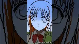 ORIHIME INOUE Pixel Art in MINECRAFT #bleachanime #bleach #orihimeinoue #orihime #minecraftpixelart