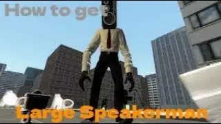 How to get large speakerman in 
