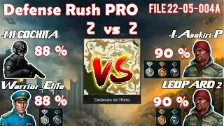 ART OF WAR 3 ESPAÑOL // 2 vs 2 // DEF RUSH PRO Lv.16 //-MI-COCHITA //001