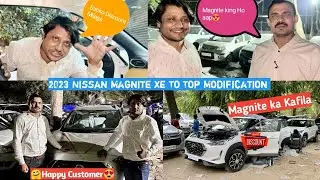 ✅2023 Nissan Magnite Base To Top Conversion✅ Magnite Modified✅ Magnite Modification✅ Magnite Xe