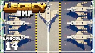 Legacy SMP - FIGHTER JET BEE FARMS! (Minecraft 1.15 Survival)