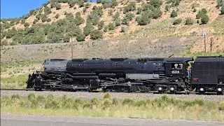 Passing Big Boy 4014 Through Echo Canyon on Independence Day