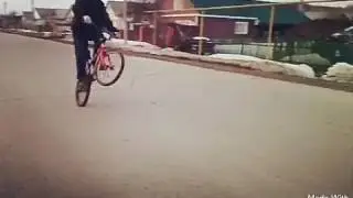 Стант на велосипеде #3