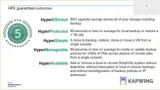 CDW + HPE SimpliVity Magna Webinar 2019