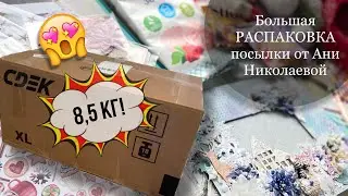 8,5 кг ❗️много сладких и СКРАПОВЫХ вкусняшек от Ани!😱 #посылка #распаковка