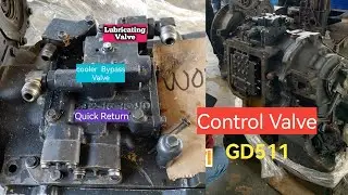 Cara kerja control valve transmisi Komatsu GD511