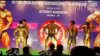 All India Railway Bodybuilding Championship 2021 prejudging|90kg category|Body building 16-12-21