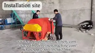 Edible oil production line installation and trial operation