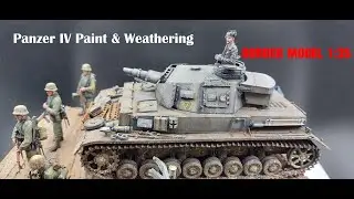 1:35 Diorama -  Panzer IV Ausf. F1 ( Border Model ) -  Paint & Weathering