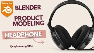 blender product Modeling headphone