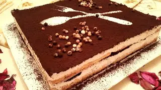 #Tiramisu#كيفيه تحضير تيراميسو بدون بيض وبدون جبن المسكربون سهلة ولذيييييدة كتوجد 😋في دقائق