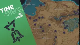 All 26 Desert Of Girdle of the Sands Time Trials Locations [Genshin Impact]