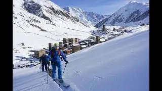Ushguli Ski Touring - Powder high up in Svaneti Georgia