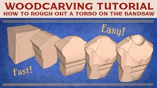 How to rough out a puppet torso on a bandsaw