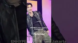 ENHYPEN for Fate+ in Jakarta D1 soundcheck #enhypen #jay #jungwon #jake #sunghoon #sunoo #prettyksky