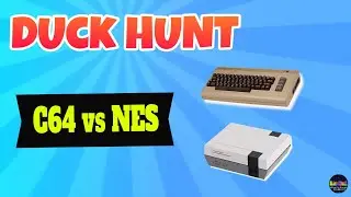 Duck Hunt Gaming Compare (C64 vs Nintendo Entertainment System) 3 rounds of One and Two Ducks