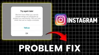 try again later instagram problem fix || how to fix try again later instagram #instagram