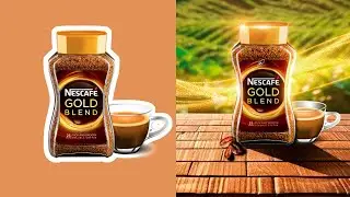 Manipulação de Imagens para redes sociais ( Cafe Gold)