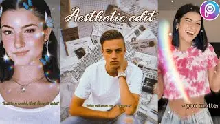 Aesthetic edit for instagram | aesthetic edits | Picsart Tutorial