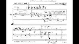 Birtwistle - Hector's Dawn (1987) (with score)
