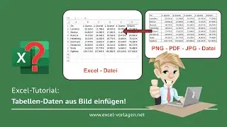Inserting table data from images and PDFs into Excel – How to use this function correctly