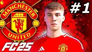 FC 25 Man United Career Mode #1 - THE BEGINNING...