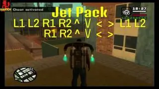 GTA San Andreas Ps2/Ps3/Ps4 Cheat Codes