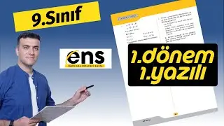 9.sınıf Matematik 1.dönem 1.yazılı MEB Yazılı Örnekleri ENS Yayınları 1. SENARYO