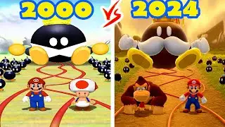 Super Mario Party Jamboree vs Mario Party Series - Donkey Kong vs Mario vs Yoshi vs Luigi (Compare)