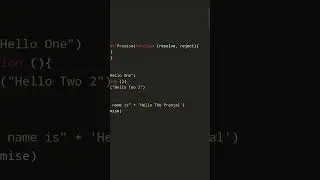 Javascript Use To Create Promise Tag 