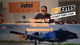 FMS Twin 70mm A-10 Thunderbolt II V2 Unboxing
