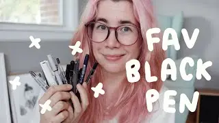 went all over NYC to find my fav black pen
