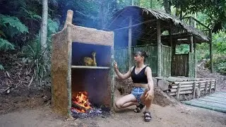 Solo Bushcraf Solo Camping skills off Grid Living Mysterious Forest.Survival alone ONE DAY - Recipe