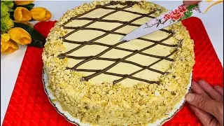 🔥 ЗА КОПЕЙКИ ДВА РАЗА КРУЧЕ И ВКУСНЕЕ МЕДОВИКА И НАПОЛЕОНА! МУЖ ТОЧНО РАСЦЕЛУЕТ ВАС ЗА ТАКОЙ ТОРТ!