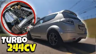FORD KA TURBO FORJADO COM 244cv🔥 ACELEROU FORTE!!!