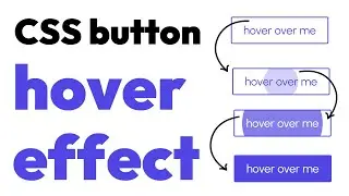 CSS button hover effect tutorial using CSS pseudo elements