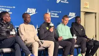 2024 Chicago Marathon Elite Men's Press Conference