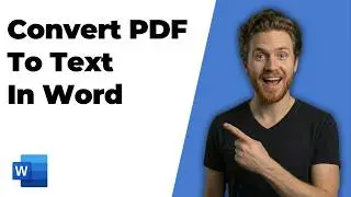 How To Convert PDF To Text In Word (Easy Guide)